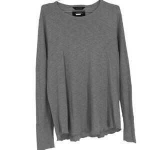 Wings + Horns Heathered Grey Longsleeve Crew neck L